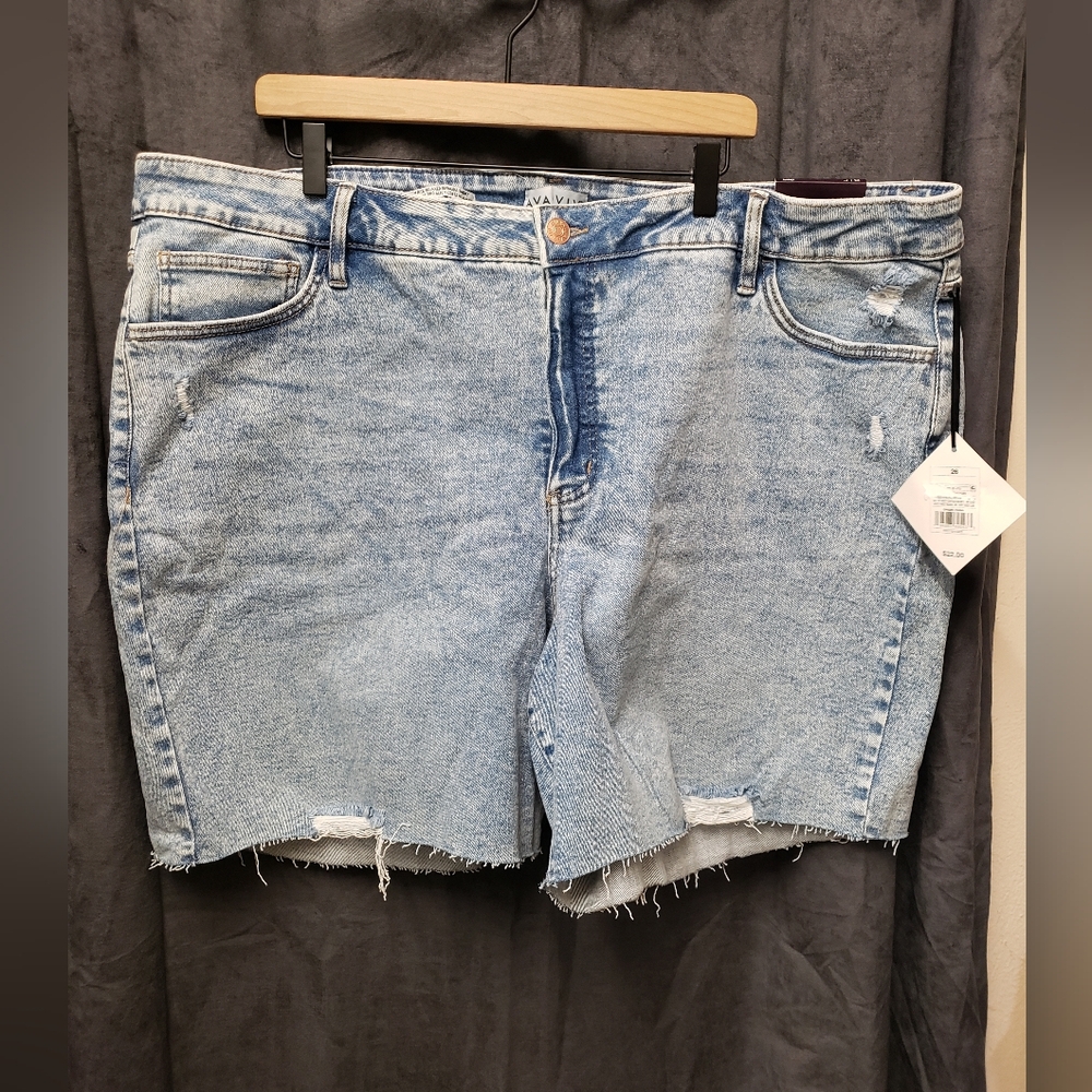 Ava & Viv Sz 26 Denim Shorts NWT